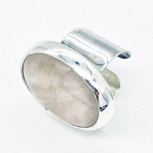 Custom-made Rosen Quartz ring