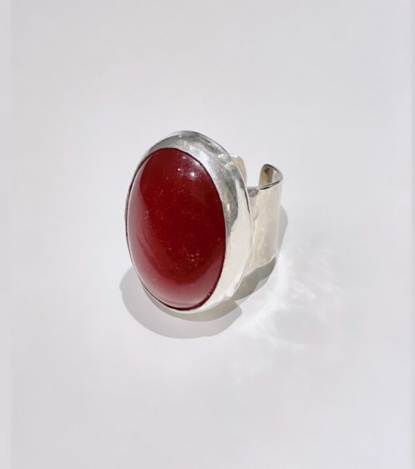 Custom-made Röd Agat ring