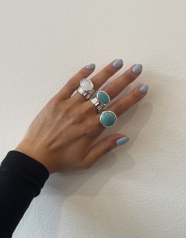 Custom-made Turkos ring - Bild 4
