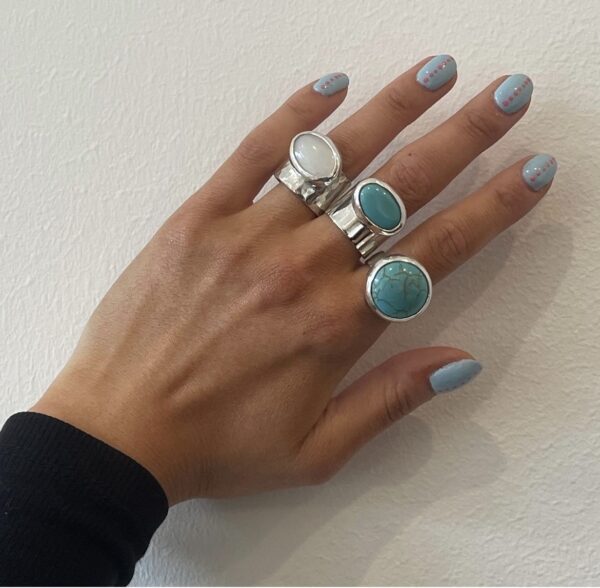 Custom-made Turkos ring - Bild 5