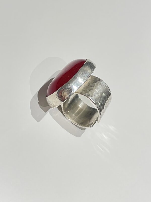 Custom-made Röd Agat ring - Bild 2